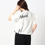 09ホワイト | 【NANGA別注】バックプリントTシャツ | NICOLE