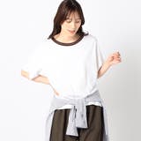 09ホワイト | 【DISCUS別注】 衿パイルリンガーTシャツ | NICOLE
