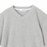 メランジジャカードニット VネックTシャツ | NICOLE | 詳細画像15