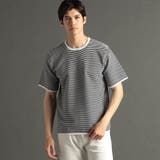 ラギッドワッフル リラックスフィットクルーネックTシャツ | NICOLE | 詳細画像1