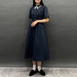 67ネイビー | 2wayカラーワンピース | NICOLE