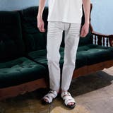 09ホワイト | 8分丈アラカルト5ポケットパンツ | NICOLE