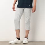 09ホワイト | 【NICOLE SPORTS】シャンブレークロップドパンツ | NICOLE