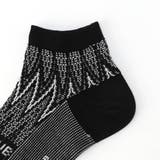 シェブロン×ロゴ ショートソックス(日本製) | NICOLE | 詳細画像3 