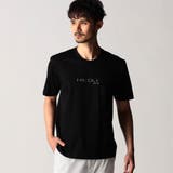 49ブラック | メタルジェルロゴ半袖Tシャツ | NICOLE