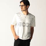 総柄ロゴプリントTシャツ | NICOLE | 詳細画像1 