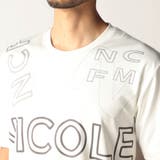 総柄ロゴプリントTシャツ | NICOLE | 詳細画像9 