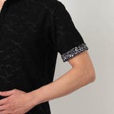 【NICOLE SPORTS】エンボス柄スキッパーポロシャツ | NICOLE | 詳細画像19
