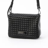 49ブラック | メッシュフラップ2WAYショルダーバッグ | NICOLE