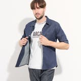 91その他2 | スーパーライトオンスデニムストレッチ5分袖シャツ | NICOLE