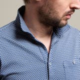 【HIDEAWAYS BLACK】サッカーチェックショートレギュラーカラー半袖シ… | NICOLE | 詳細画像10