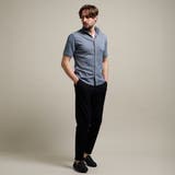 【HIDEAWAYS BLACK】サッカーチェックショートレギュラーカラー半袖シ… | NICOLE | 詳細画像4