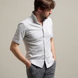 19ライトグレー | 【HIDEAWAYS BLACK】サッカーチェックショートレギュラーカラー半袖シ… | NICOLE