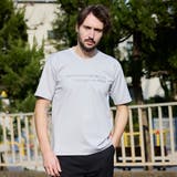 19ライトグレー | メタルジェルプリント半袖Tシャツ | NICOLE