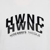 ピグメント加工ロゴプリント半袖Tシャツ | NICOLE | 詳細画像11