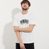 ピグメント加工ロゴプリント半袖Tシャツ | NICOLE | 詳細画像3