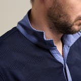 【HIDEAWAYS BLACK】グラフィカルジャカードイタリアンカラー半袖ポロ… | NICOLE | 詳細画像11