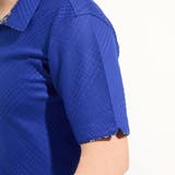 【WEB限定】ブリスターチェックスキッパーポロシャツ | NICOLE | 詳細画像13 