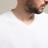 【HIDEAWAYS BLACK】矢羽根リンクスジャカードVネック半袖プルオーバ… | NICOLE | 詳細画像10