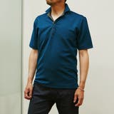 60ブルー | スキッパーポロシャツ | NICOLE
