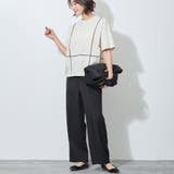 センタープレス入り1タックパンツ | NICOLE | 詳細画像11