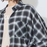 7分袖オンブレーチェックビッグシャツ | NICOLE | 詳細画像15