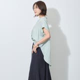 シアーストライプバンドカラーブラウス | NICOLE | 詳細画像8 