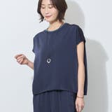 ラメ切替え入りフレンチスリーブプルオーバー | NICOLE | 詳細画像10