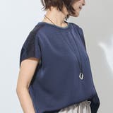 ラメ切替え入りフレンチスリーブプルオーバー | NICOLE | 詳細画像12