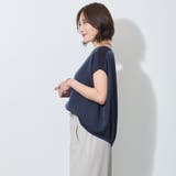 ラメ切替え入りフレンチスリーブプルオーバー | NICOLE | 詳細画像13
