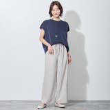 ラメ切替え入りフレンチスリーブプルオーバー | NICOLE | 詳細画像15