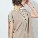 ラメ切替え入りフレンチスリーブプルオーバー | NICOLE | 詳細画像5