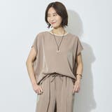 ラメ切替え入りフレンチスリーブプルオーバー | NICOLE | 詳細画像8