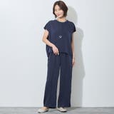 ラメ切替え入りフレンチスリーブプルオーバー | NICOLE | 詳細画像9