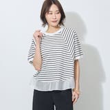 ボーダードルマンプルオーバー | NICOLE | 詳細画像3 