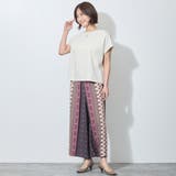 コード刺繍入りフレンチスリーブプルオーバー | NICOLE | 詳細画像10 