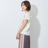コード刺繍入りフレンチスリーブプルオーバー | NICOLE | 詳細画像11 