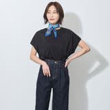 コード刺繍入りフレンチスリーブプルオーバー | NICOLE | 詳細画像16 