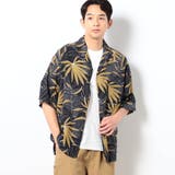91その他2 | BROOKLYN OVERALL プリントレーヨン オープンカラーシャツ | NICOLE