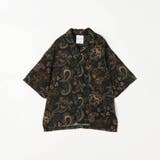 93その他4 | BROOKLYN OVERALL プリントレーヨン オープンカラーシャツ | NICOLE