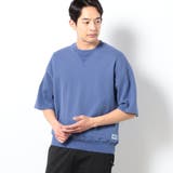 66ブルーグレー | BROOKLYN OVERALL スムースフェード加工Tシャツ | NICOLE