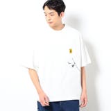 09ホワイト | Cobmaster(コブマスター)吸水速乾ポケット刺繍ルーズTシャツ | NICOLE