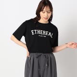 49ブラック | 接触冷感 フロッキーロゴ Ｔシャツ | NICOLE