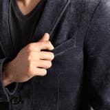 シェニールクロス 二つ釦シングル コンバーチブルジャケット | NICOLE | 詳細画像9 