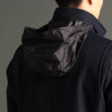 シェブロンボンディング レイヤードライナー付スタンドカラーコート | NICOLE | 詳細画像10