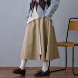 18ベージュ | バイカラーパネルスカート | NICOLE