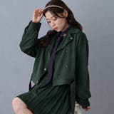 40グリーン | ライダースライクブルゾン | NICOLE
