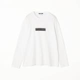 【RIELABO】フロッキープリント クルーネックTシャツ(日本製) | NICOLE | 詳細画像7 