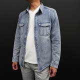 64サックス | ハイテンションデニムジャージーシャツ | NICOLE
