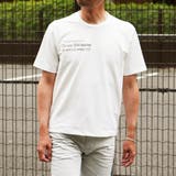 09ホワイト | メタルジェルプリント半袖Tシャツ | NICOLE